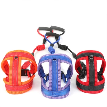 

New Fashion Nylon Pet Harnesses Mesh Ventilation Adjustable Buckle Dog Chest Strap for Dog and Cat Pet Supplies Free Shippng