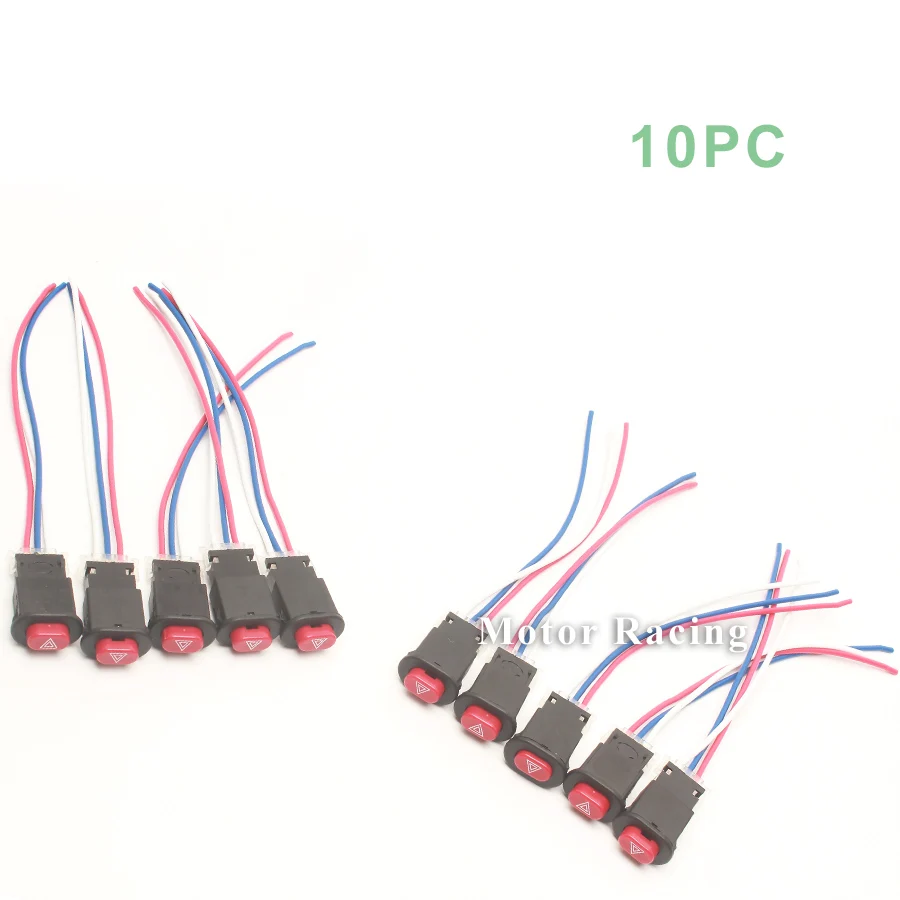 20 piezas Universal motocicleta interruptor de Flash doble botón lámpara de luz impermeable 12 V interruptor de advertencia Sistema eléctrico Piezas de motocicleta 20 piezas Universal motocicleta interruptor de Flash doble botón lámpara de luz impermeable 12 V interruptor de advertencia Sistema eléctrico Piezas de motocicleta