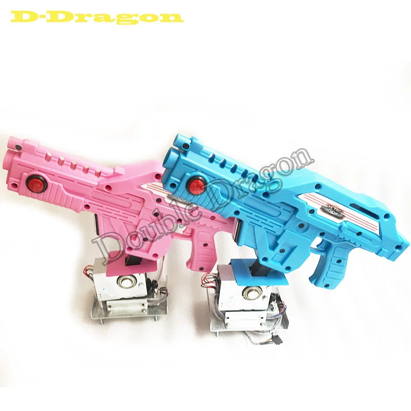 US $199.00 Illuminated Shooting Game Gun for House of DeadALIENSParadise Simulator Arcade Games Motherboard arcade 3 In 1 Ultra Firepower