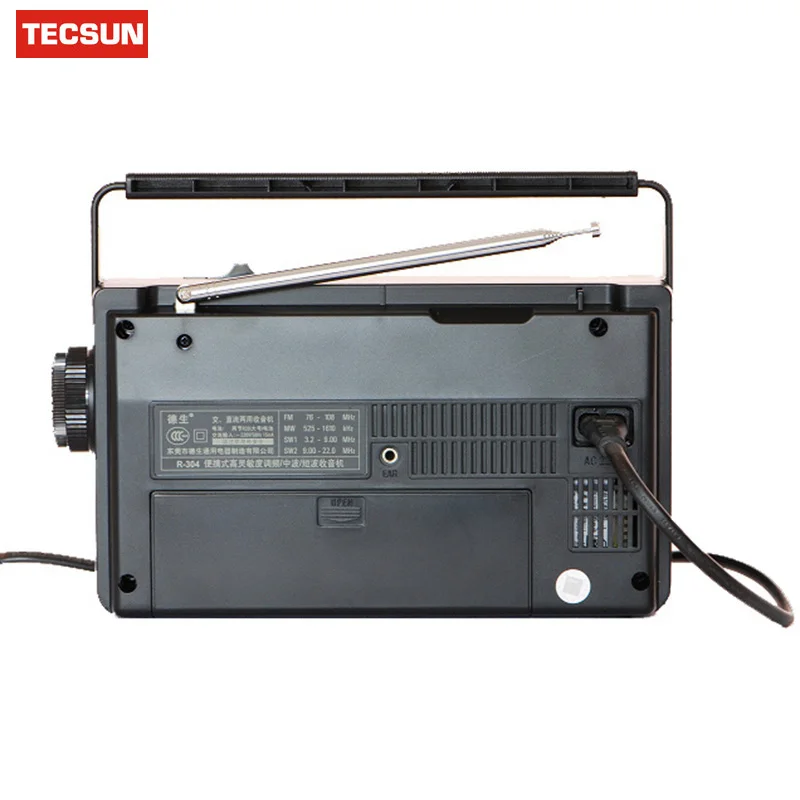 TECSUN R-304 R-304P Высокочувствительный fm-радио MW/SW радио приемник встроенный динамик цифровой приемник портативное радио