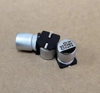 

100pcs 25V 220UF 8X10MM SMD chip Aluminum electrolytic capacitor 8*10MM