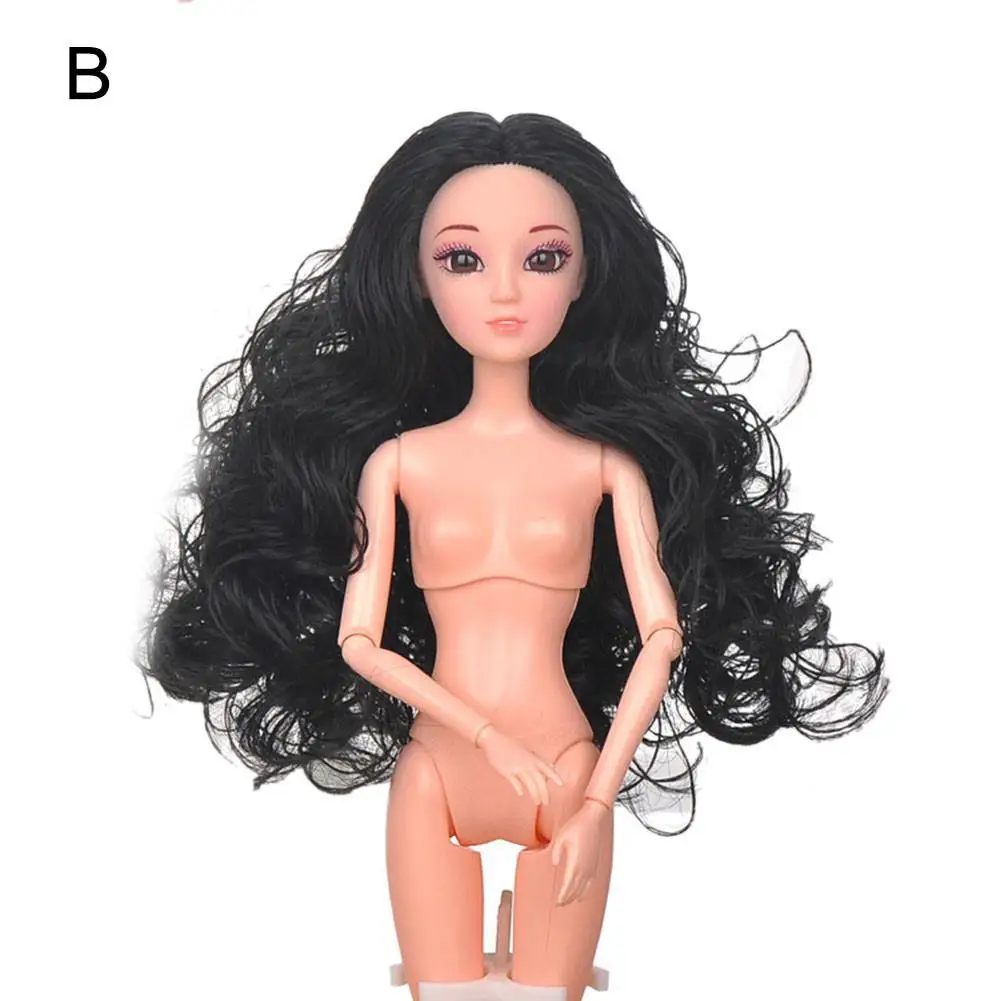 05 1 шт., 1/6 соотношение, BJD, шаровой шарнир, кукла, 12 подвижных шарниров, сделай сам, 3D голова, акриловые глаза, длинные волосы, игрушка, подарок для девочки(высота 32 см/12,6 дюйма - Цвет: 05