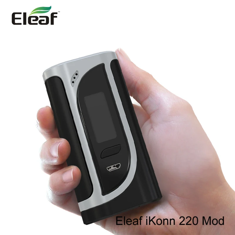 Новое поступление! Лидер продаж оригинальный Eleaf Vaping Mod 220 w mod 6 цветов iKonn подходит