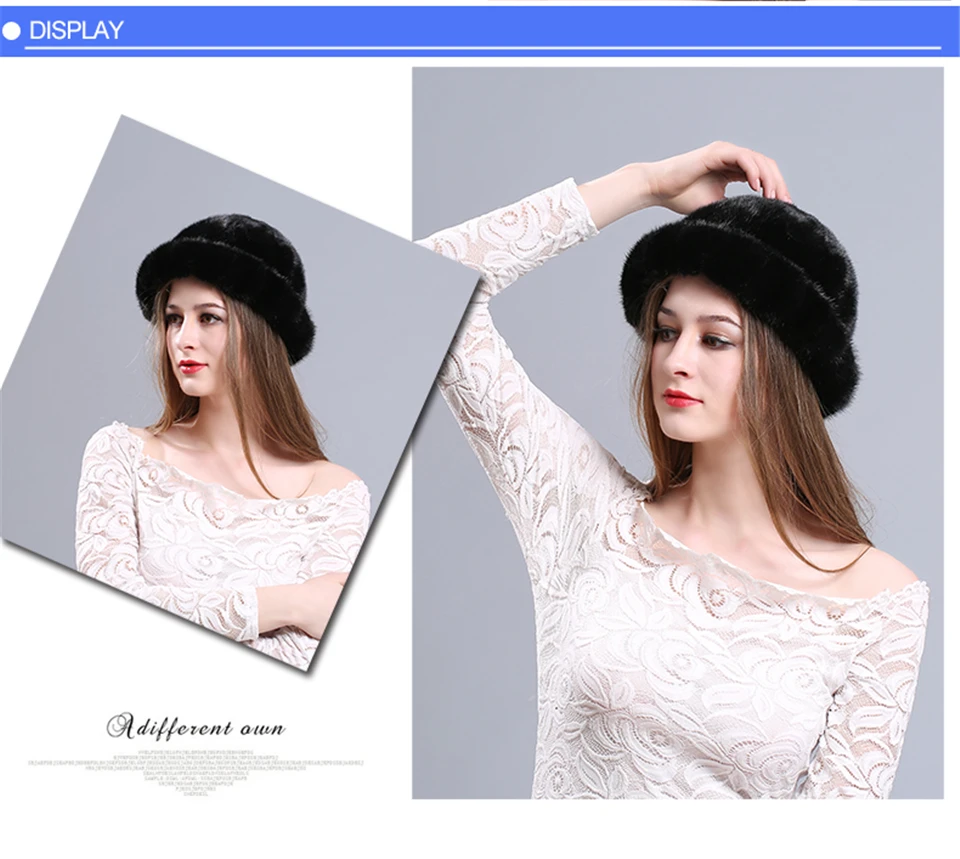 Меховая шапка из натуральной норки зимние теплые женские куртки из натурального, шапка из натурального меха норки, роскошный модный бренд стиль однотонные русское платье шляпа