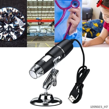 

WiFi 1000X Digital Microscope 8-LED Light Magnifier Video Camera For iPhone iOS/Android