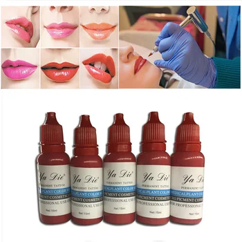 

1 Bottle Permanent Ink Makeup Pigment Cosmetic Permanent Eyebrow Eyeliner Lip Tattoo Ink Permanent Body Painting Beauty Tools