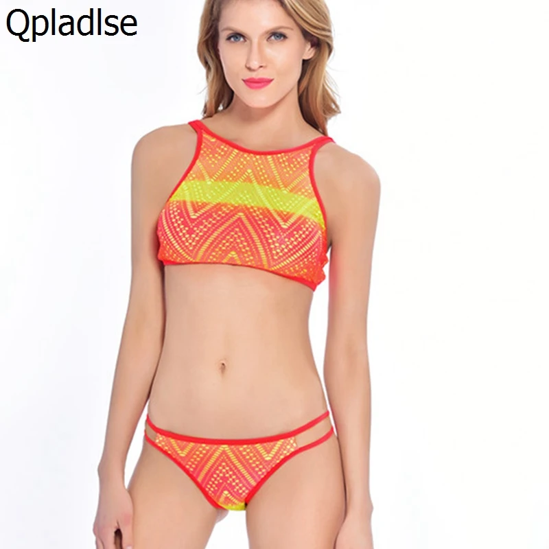 

2017 Qpladlse Brand Swimwear Sexy Swimsuit Women Bikini Sexy Bathing Suit Brazilian Bikini