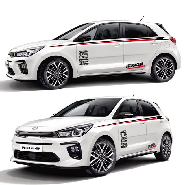Taiyao Car Styling Sport Sticker For Kia Rio Accessories And Taiyao Car Styling Sport Sticker For Kia Rio Accessories And Decals Auto