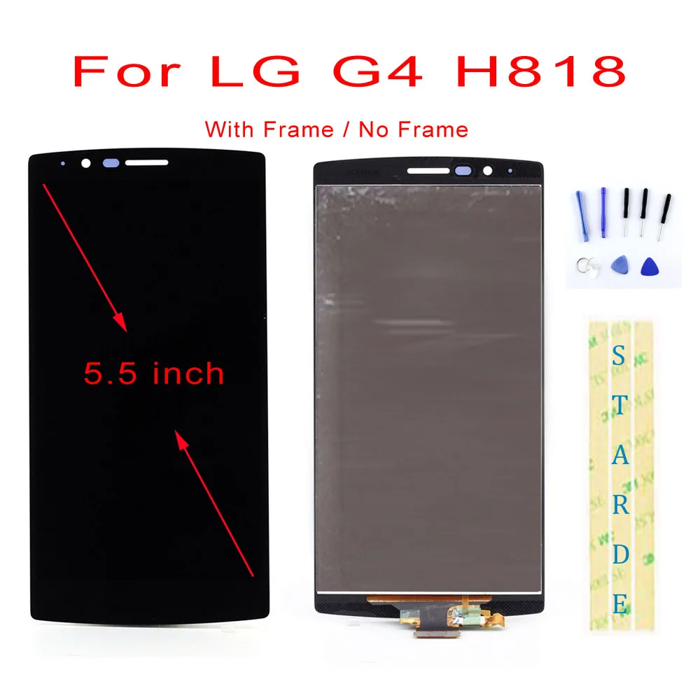 STARDE запасной ЖК-дисплей для LG G4 H818 кодирующий преобразователь сенсорного экрана