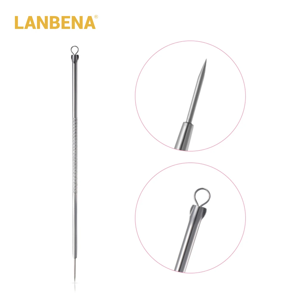 

LANBENA Acne Removal Needle Pimple Needle Blackhead Remover Acne Treatment Acne Needle Black Mask Acne Extractor Remover 1PCS