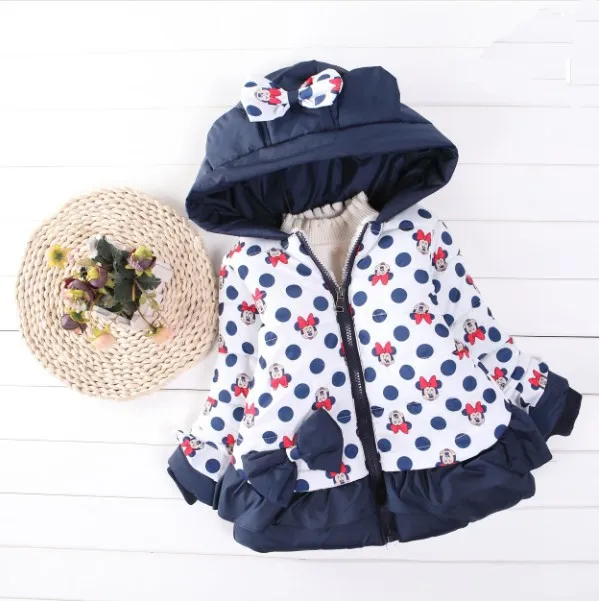 Baby Girls Jacket 2019 Winter Jacket For Girls Coat Kids Warm Hooded Outerwear Children Clothes Infant Girls Coat Kids Coat 2-7Y