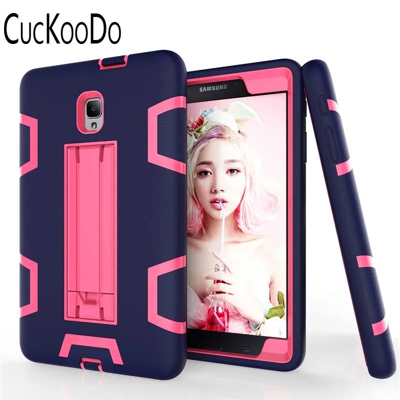 CucKooDo Гибридный Прочный Heavy Duty жесткий чехол-накладка на заднюю панель с подставкой для Samsung Galaxy Tab A 8,0 2017 SM-T380/T385
