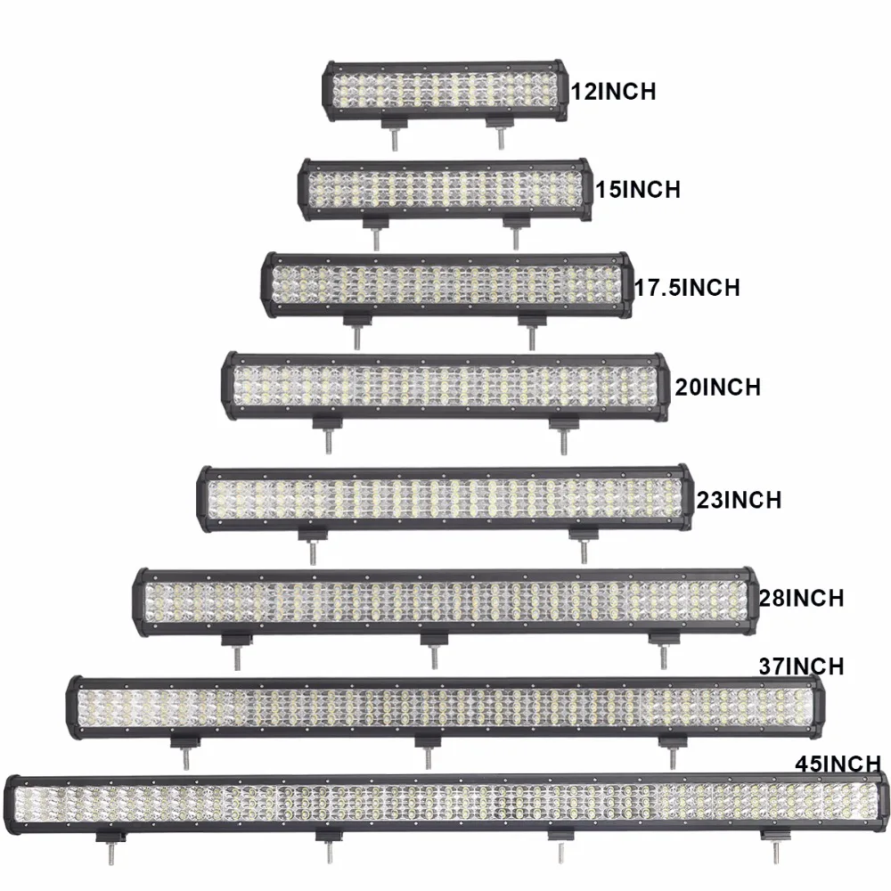 OFFROAD 12 V 24 V авто светодиодный свет бар 12 до 45 дюймов COMBO прицеп пикап ATV UTE AWD 4X4 RZR вспомогательный Универсальный светодиодный светильник