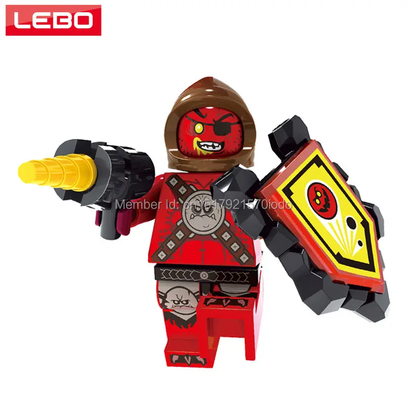 

Newest Nexo Knights Minifigures Beast Master Castle Warrior Bricks Building Blocks Toys For Children Compatible Nexus Legoelieds