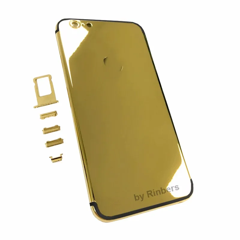 New 24K 24KT 24CT GOLD ROSE GOLD PLATINUM Back Cover Housing Midframe Replacement for font b