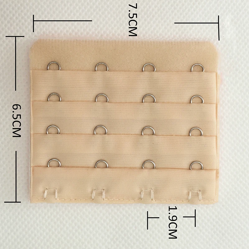 Женский 4 ряда 4 крючка удлинитель для бюстгальтера кружевной бюстгальтер застежка мягкие крючки на бюстгалтер для регулировки размера нижнее белье аксессуары