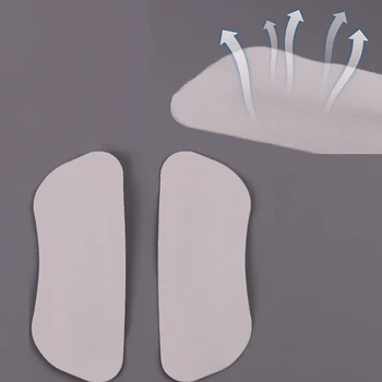 

1 Pair Simulation Leather Gel Slip Resistant Heel Cushion Protector Foot Feet Care Shoe Insert Pad Insole Foot Care