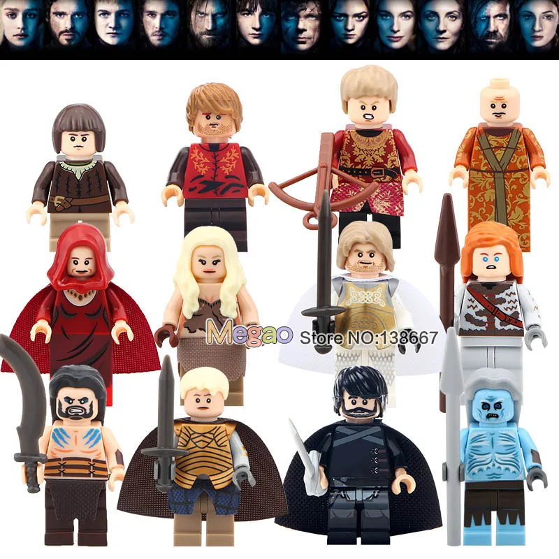 Игра престолов одна распродажа Khai Drago dazenerys White Walker Jaime блоки для Льда и Огня модель