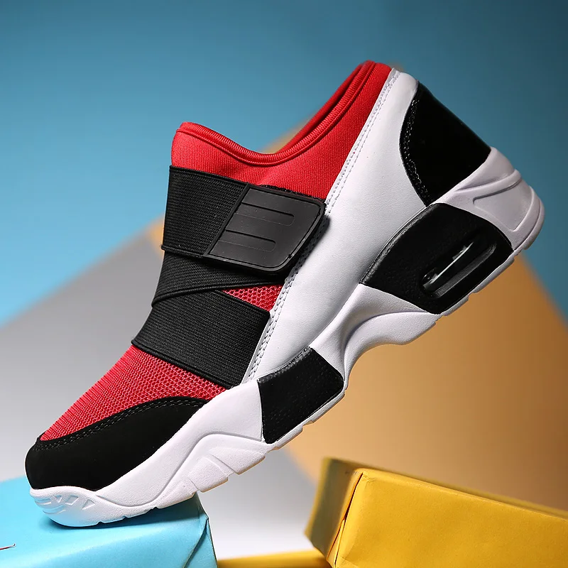 Air Cushion Womens Slip On Walking Shoes with Elastic Bands Mens Sport Outdoor Sneakers Mesh Breathable Unisex Adult Lover Shoes Air Cushion Womens Slip On Walking Shoes with Elastic Bands Mens Sport Outdoor Sneakers Mesh Breathable Unisex Adult Lover Shoes