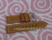 26mm width with thick shallow brown leather strap 2016 new fashion