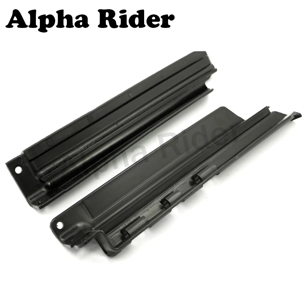 Front Fork Guards For Kawasaki KLX250 KDX125/200/250 KLX650 – Lower Fork Covers, Black Plastic Replacement Set
