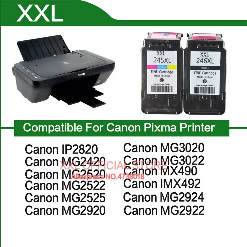 Для Canon MG3020 MG3022 чернильный картридж для Pixma MG 3020 3022 чернила картриджа принтера