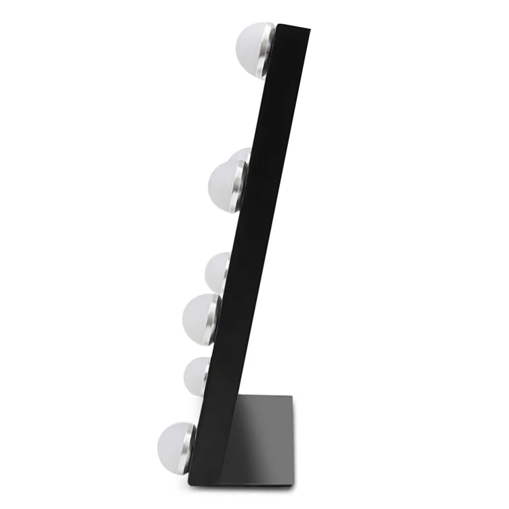  2018 New Table Single LED Model Portable Makeup Mirror Illuminated Cosmetic Vanity Mirror With Bulb - 32869532621