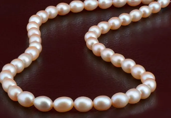 

18"12-13MM NATURAL SOUTH SEA PINK PEARL NECKLACE