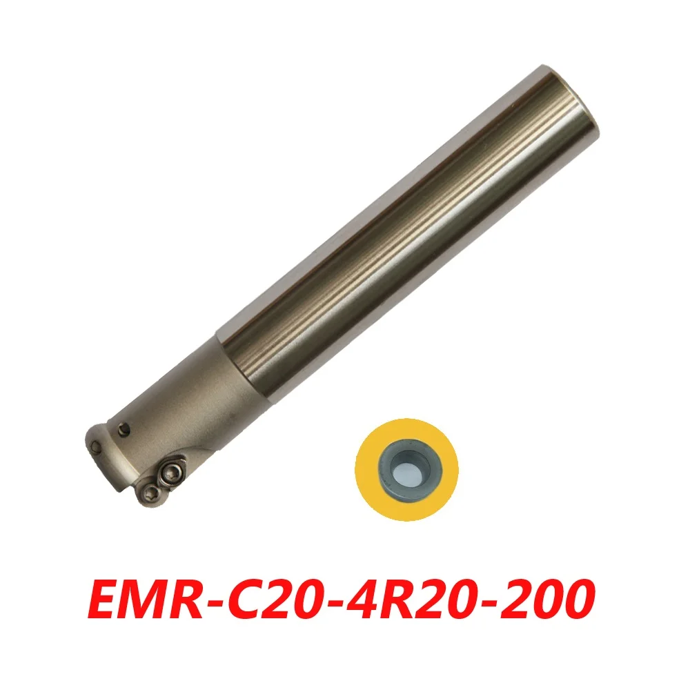 

Free Shipping EMR-C20-4R20-200 Indexable Face Milling Cutter Tools For RPMT08T2MOE Carbide Inserts Suitable For NC/CNC Machine