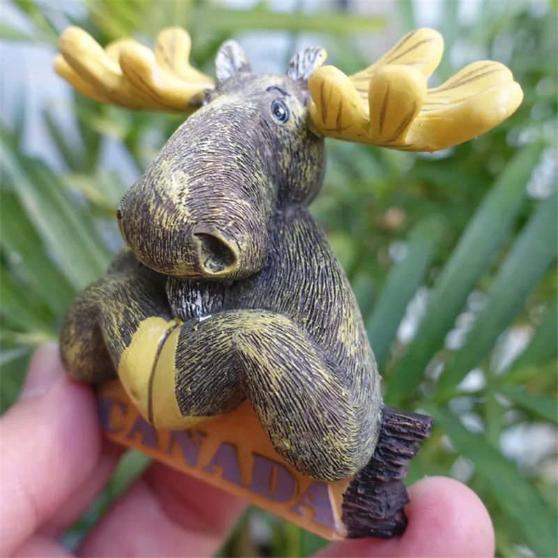 Канада магнит на холодильник животное Cervus Elaphus Туризм Сувенир подарок|magnet