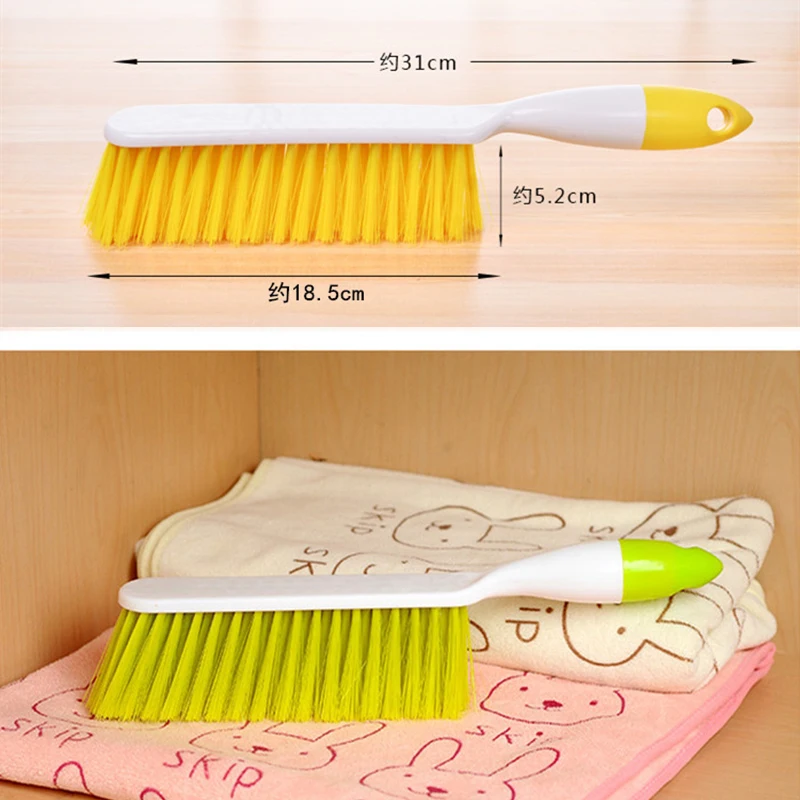 1 piezas Color del caramelo cepillo de limpieza mango largo limpiador cocina accesorios Anti-estática del polvo para sofá cama limpieza Hogar