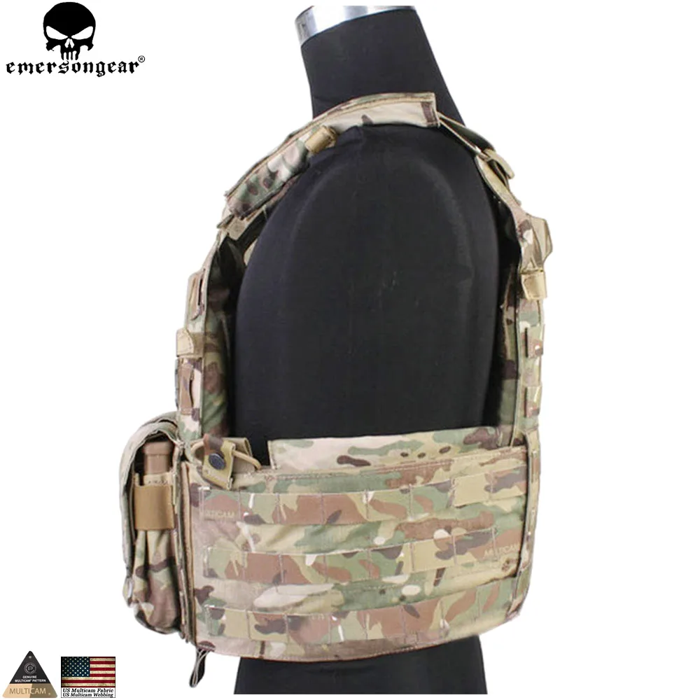 EMERSONGEAR Тактический модульный жилет с страйкбольным корпусом 094K M4 Mag Pouch Combat CS
