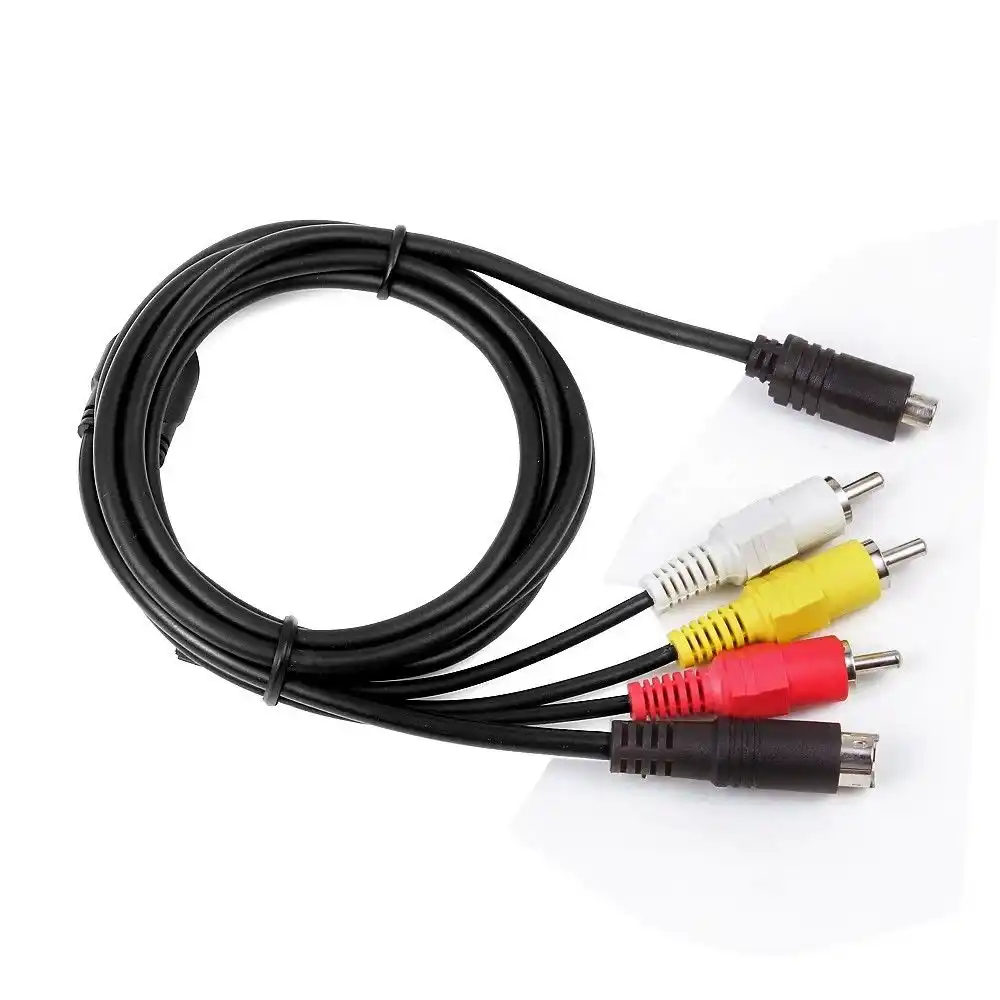 AV A//V TV Video Cable Cord Wire for Sony Handycam HDR-UX5 e HDR-SR12 DCR-SR15 e Taelectric