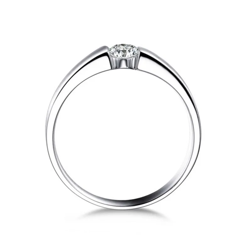 Мужское кольцо в виде пасьянса 925 пробы серебро AAAAA cz камень роскошные