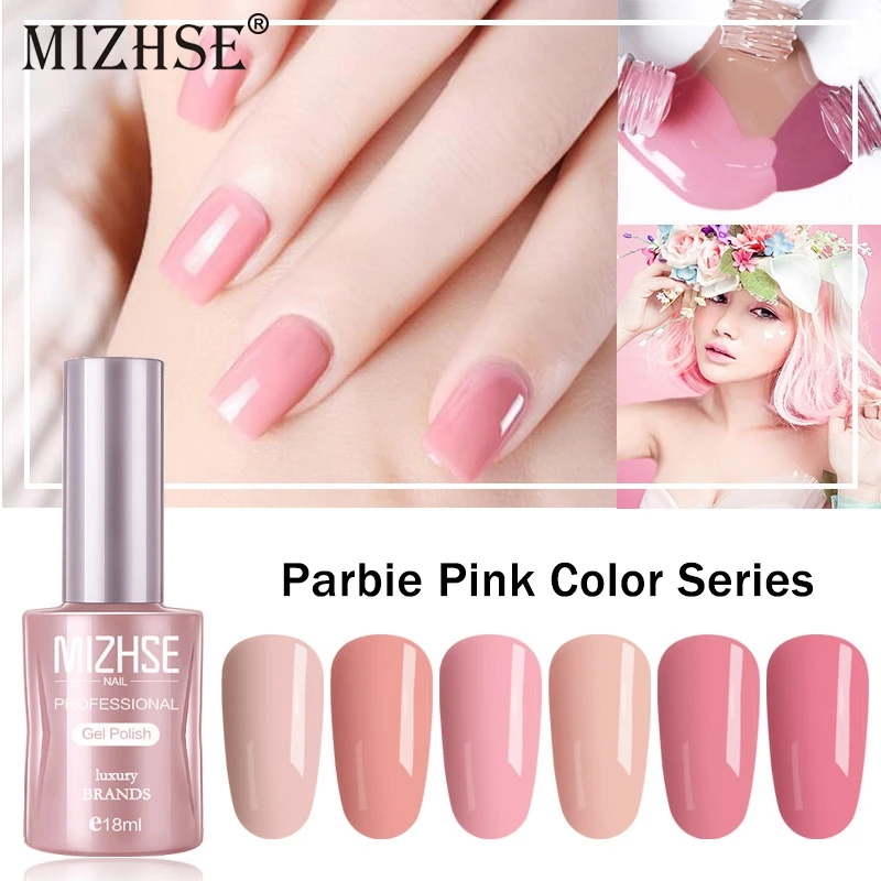 

MIZHSE UV Gel Nail Polish Soak Off Lucky Lacquer Primer Stamping Hybrid Varnish LED Lamp Paint GelLak All For Nail Decoration