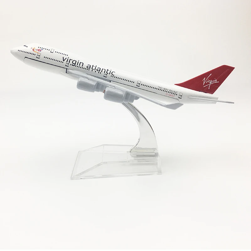 バージンアトランティック航空模型飛行機,ボーイング747,16cm