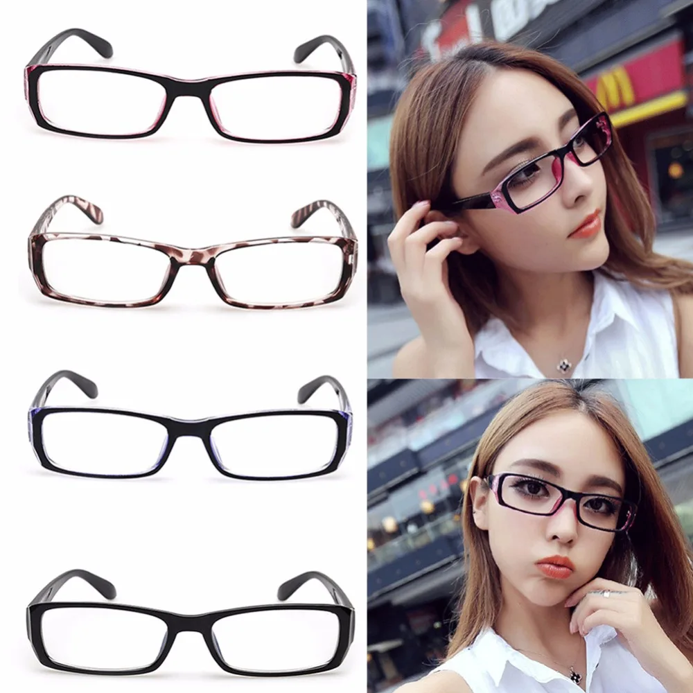 

Women's Glasses Frame Eyeglasses Vintage Spectacles Optical Len Clear Chic Eyewear Hot 2018