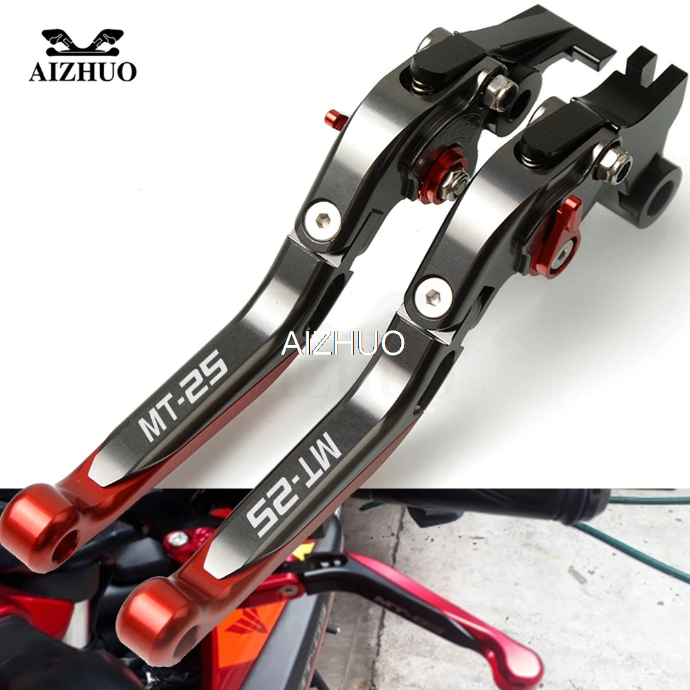 

CNC Motorcycle Brake Clutch Lever Folding Extendable For YAMAHA MT25 MT 25 MT-25 2015 2016 2017 2018