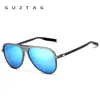 GUZTAG Unisex Classic Hombres de la Marca de Gafas De Sol de Aluminio HD Polarizado UV400 espejo Masculino Gafas de Sol Mujeres De Los Hombres gafas de sol G9828 ► Foto 2/6