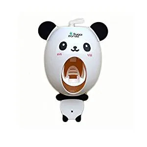 BigNoseDeer baby kids Hands Free Toothpaste Dispenser children Automatic Cartoon Cute Animal Toothpaste Squeezer Good Gift for Children 11
