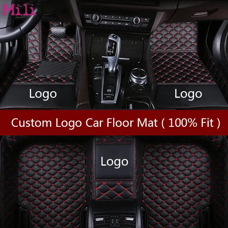 

car carpet floor mats for KIA All Models logo K2/3/4/5 Kia Cerato Sportage Optima Maxima carnival rio ceed car styling