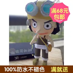 Одна деталь версии оригинальный мультфильм рисунок Usopp 3D бумажная модель Сделай Сам игрушка ручной работы