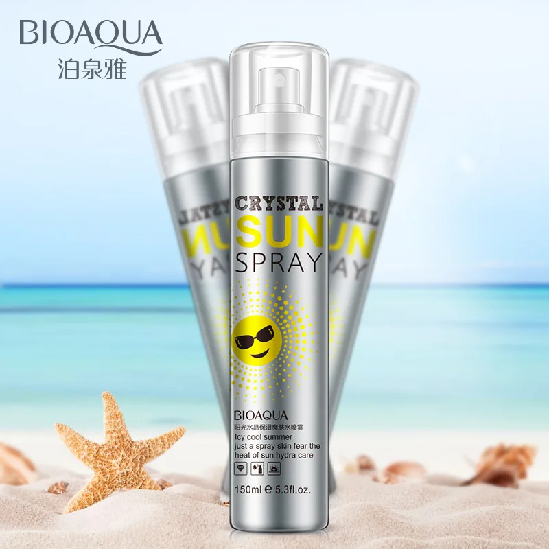 

BIOAQUA Sun Hydrating Toner Spray Moisturizing Lotion Brighten The Skin Face Care Plant Extract Hydrating Repair 150ml