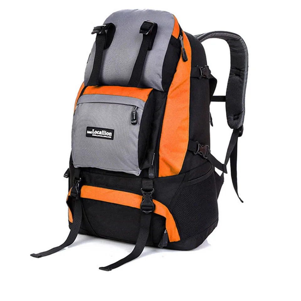 Местный лев Военный Тактический Рюкзак Molle Горный рюкзак водонепроницаемый мужской альпинистский походный Горный рюкзак дорожная Сумка 40л - Цвет: Orange