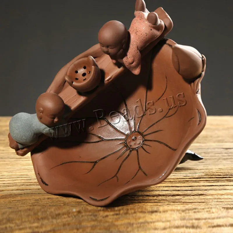 The Little Monk Ceramic Backflow Incense Burner Rockery Smoke Waterfall Incense Holder Crafts Use In Home Office Teahouse