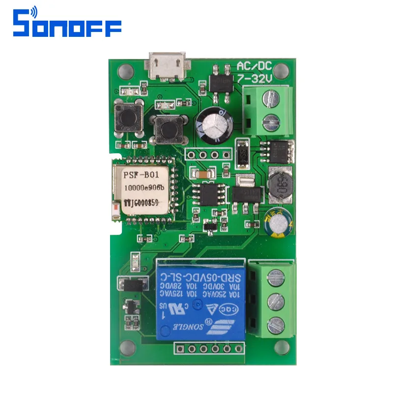3 шт. DC 5 в 12 В 24 32 Sonoff WiFi умный переключатель diy реле дом через ios Android телефон пульт