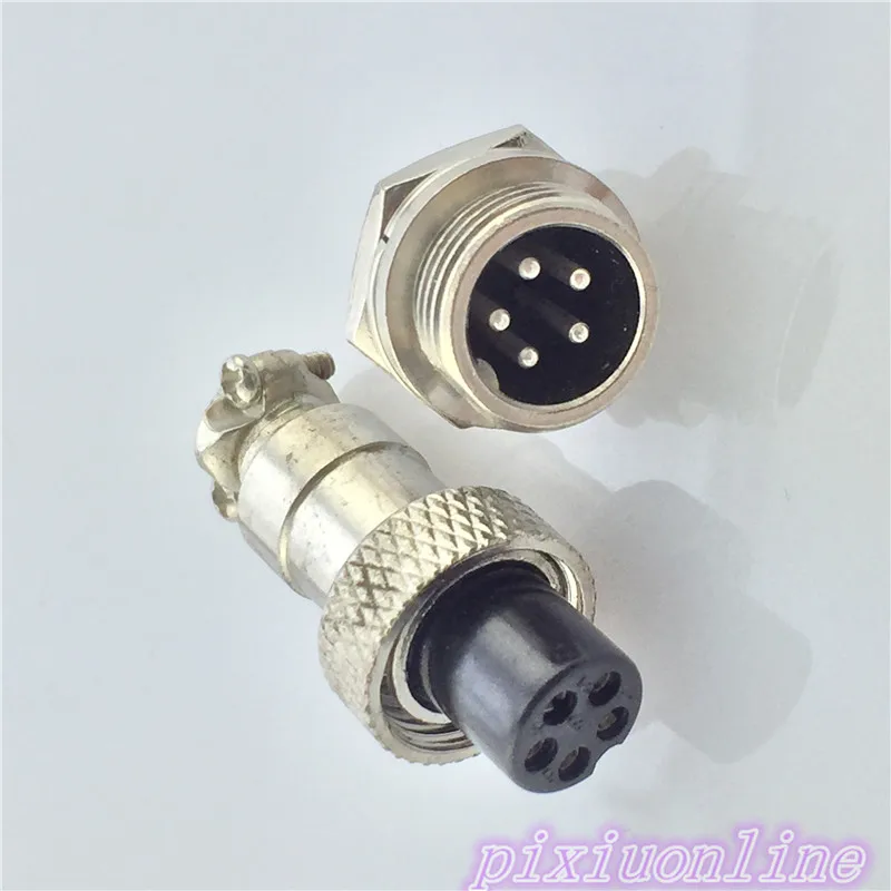 

1pc GX12 5 Pin Male & Female 12mm L91Y Circular Connector Socket Plug Wire Panel Connector Aviation Plug High Quality On Sale