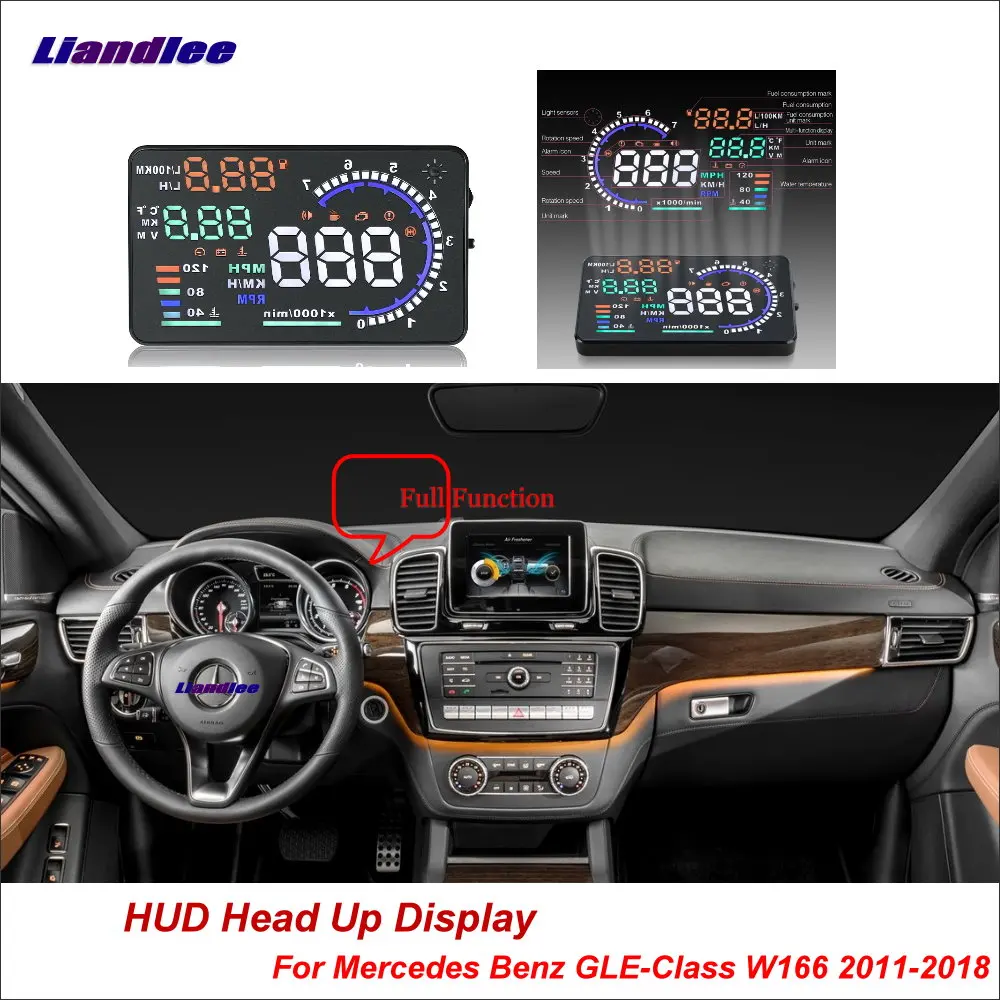 Liandlee Auto Head Up Display Hud Fur Mercedes Benz Gle Klasse W166 2011 2018 Dynamische Fahr Computer Hd Projektor Screen Obd Head Up Display Aliexpress