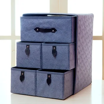 

Hoomall 1 PCs Thickened Nonwoven Storage Box Folding Storage Box Drawer Folding cotton quilts can be packed into bins