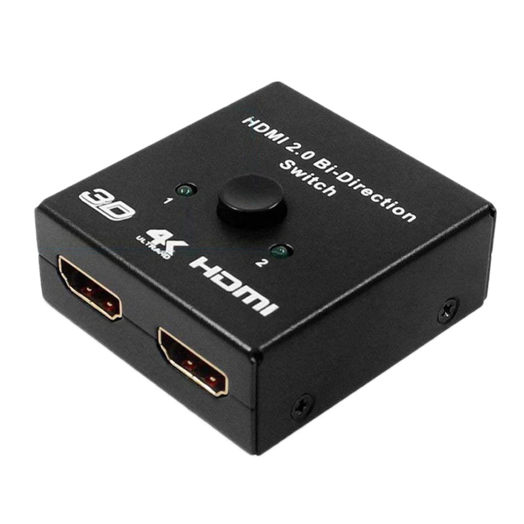 HDMI 2.0 Bi-Directional Switch Switcher Splitter Hub Selector Support 3D 4K 